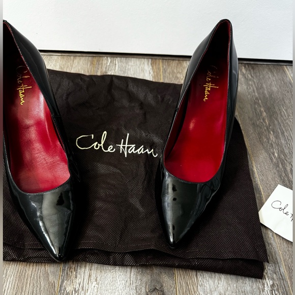Cole Haan Black Patent Size 10 pumps - Picture 2 of 3